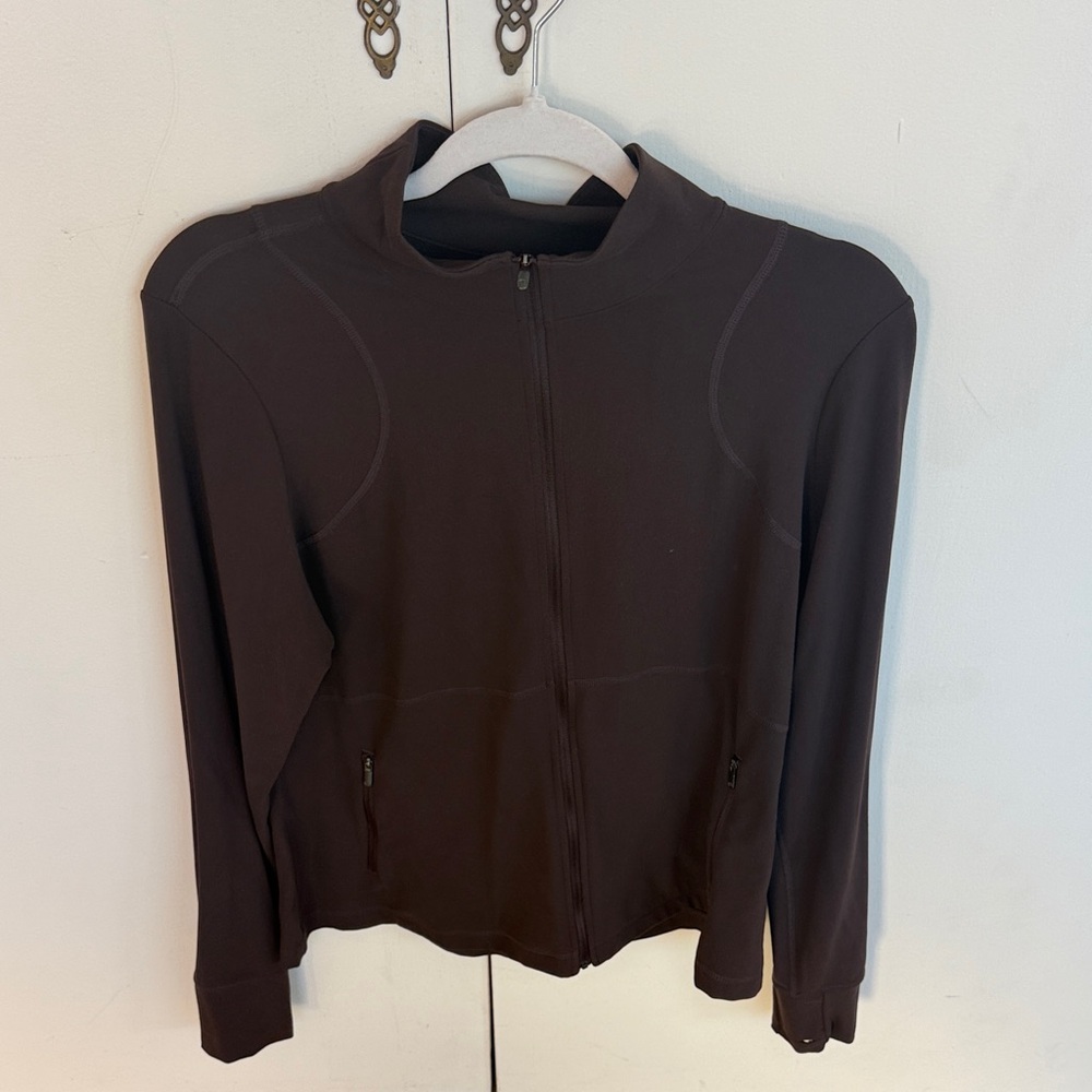 Wolven - Women's Brown Activewear Jacket